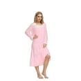 thumbnail image 4 of Qudderr Women Long Sleeve Nightgowns Cotton Nightshirt Soft Sleepwears Dress Women's Spring Summer Long Sleeve Nightdress S-XXL, 4 of 5