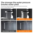thumbnail image 5 of Water Pressure Booster Pump for Home 24V Automatic Shower Water Pressure Booster Silent Water Recirculating Pump with Power Adapter 150W Max Lift 92ft for Sprinklers Shower Kitchen Garden, 5 of 5