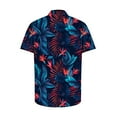 thumbnail image 5 of ZCFZJW Hawaiian Shirts for Men Trendy Summer Short Sleeve Tropical Floral Printed Button Down Graphic Holiday Beach Vacation Tees Tops Multicolor#15 XXXXL, 5 of 5
