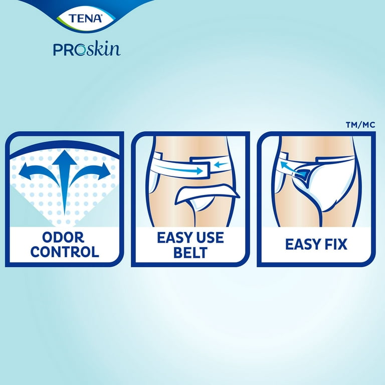 TENA Flex Super  Ergonomic belted incontinence product