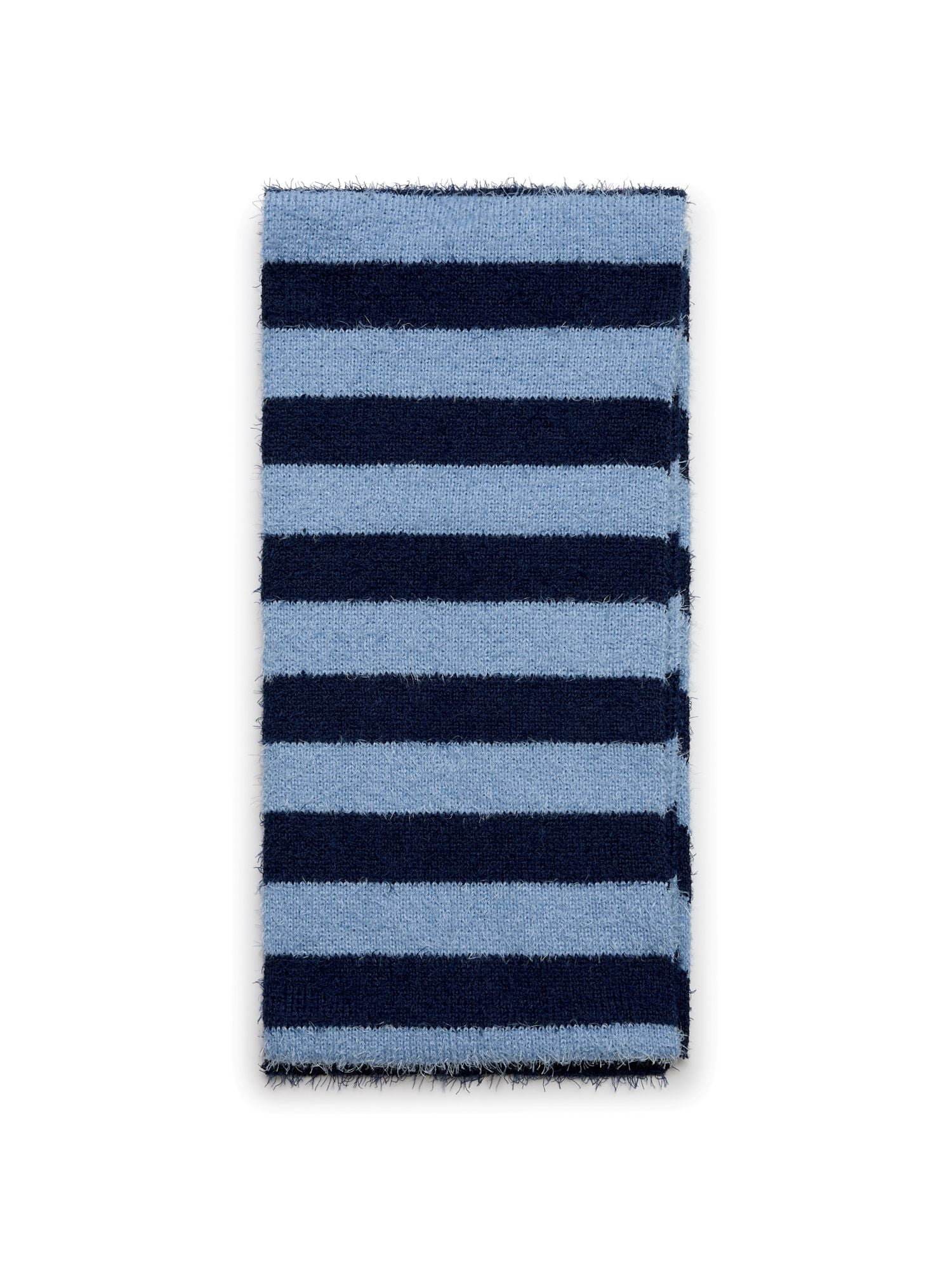 Packed Party Feeling Stripey Scarf, Navy