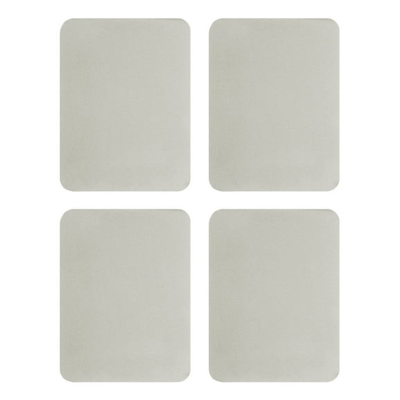 Uxcell 4Pcs Iron on Patches for Clothing Repair, Mending Fabric Repair Patch Cotton for Clothes Pants Bags, 5x4 Inch Gray