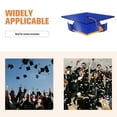 thumbnail image 3 of CTIRCHIU 36Pcs Graduation Party Favors Blue Thickened Paper Graduation Caps with Adjustable Elastic Band, 3 of 8
