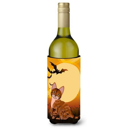 

Halloween Sokoke Cat Wine Bottle Beverge Insulator Hugger