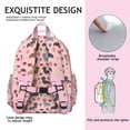 thumbnail image 5 of Pink Cute Dachshund Dog and Love Heart Backpack for School,Cute School Bag,Schoolbag with Adjustable Shoulder Straps & Padded Back,15.25"x11.5"x5.25", 5 of 6