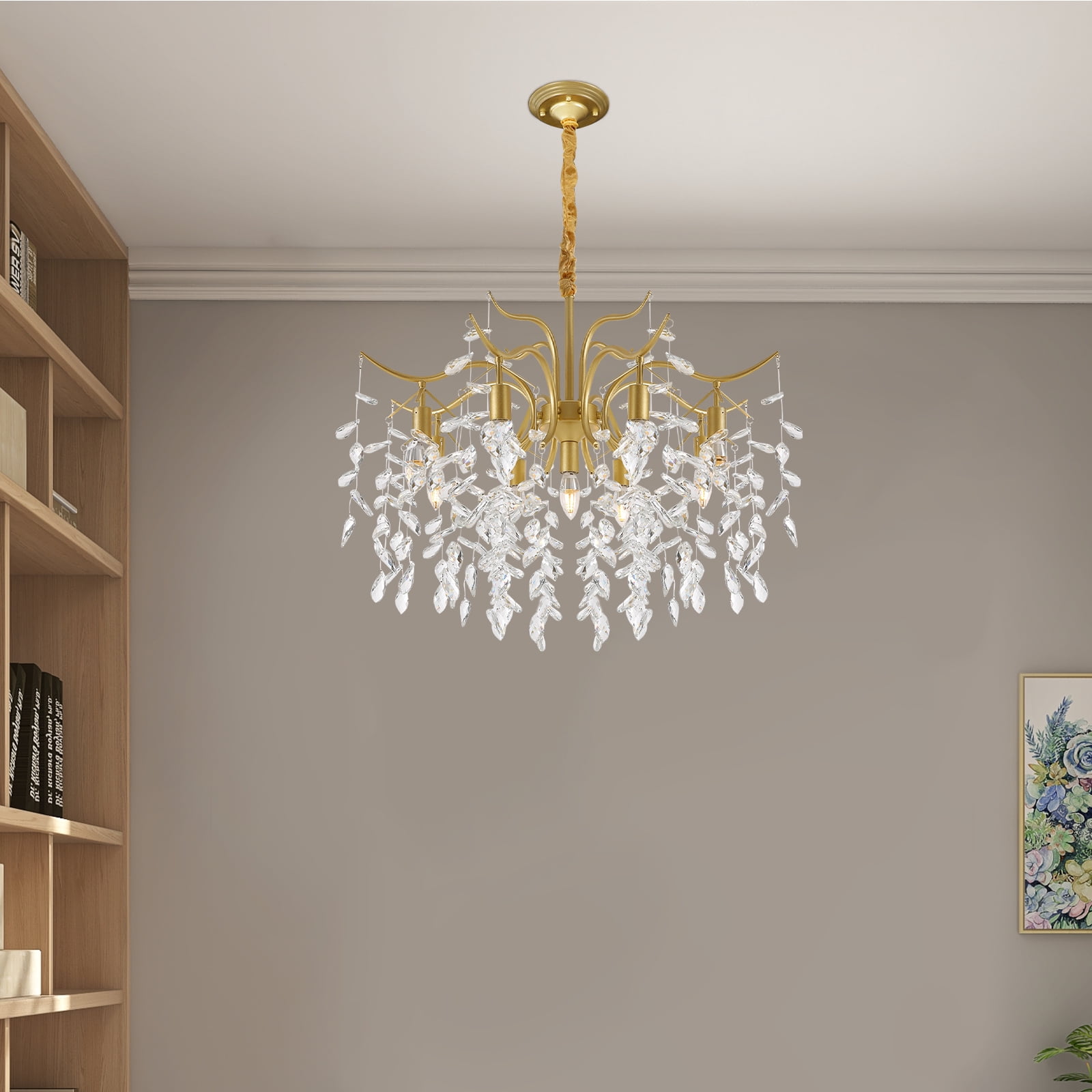 Gold Chandelier Lighting Fixtures Living Room Ceiling Light Fixture Pendant Lighting Chandelier for Home