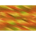 thumbnail image 1 of Ahgly Company Machine Washable Indoor Rectangle Transitional Orange Red Orange Area Rugs, 7' x 10', 1 of 7
