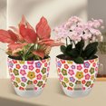 thumbnail image 7 of Self Watering Flower Pots Set, 2Pack 6 Inch Self Watering Pots for Indoor Outdoor Plants, Plastic Planter with Drainage Holes and Deep Reservoir for African Violet, Spider, Orchid, 7 of 7