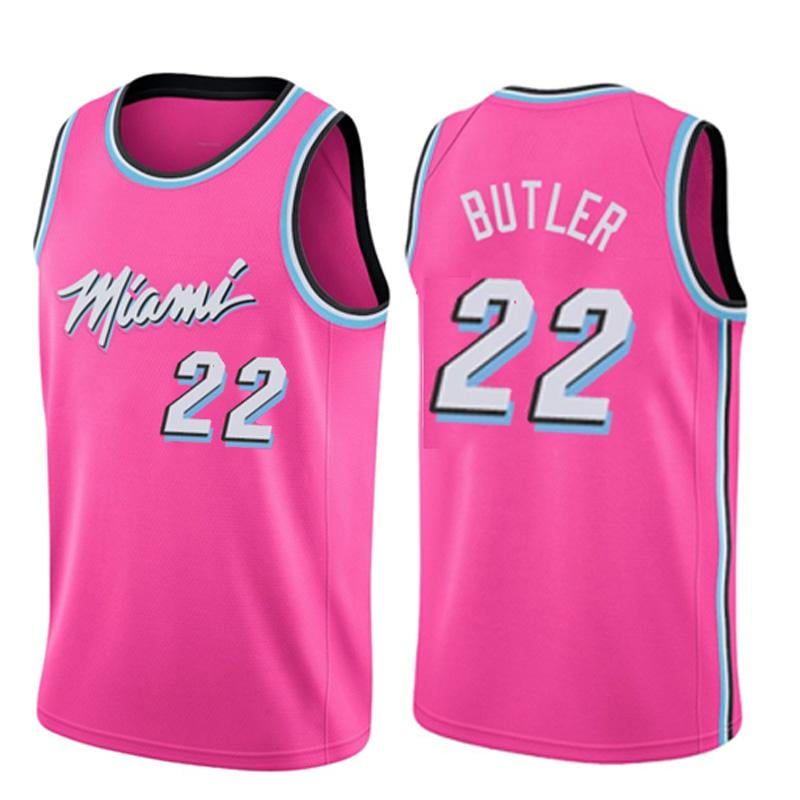jimmy butler pink and blue jersey