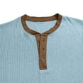 thumbnail image 6 of Guluxicc Men's Knit Shirts Button Crew Neck Long Sleeve Tops for Everyday Wear Summer Casual Outfits, 6 of 6