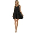 thumbnail image 3 of Casual Dresses for Women Sleeveless Cotton Summer Beach Dress Spaghetti Strap Sundresses, 3 of 8