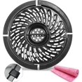 thumbnail image 1 of FZHANC-Air Fryer Replacement Parts - 2QT Round Non-Stick Grill Pan Tray Rack With Rubber Feet, Crisper Plate Accessories for Power Dash Chefman etc, Dishwasher Safe, 1 of 4