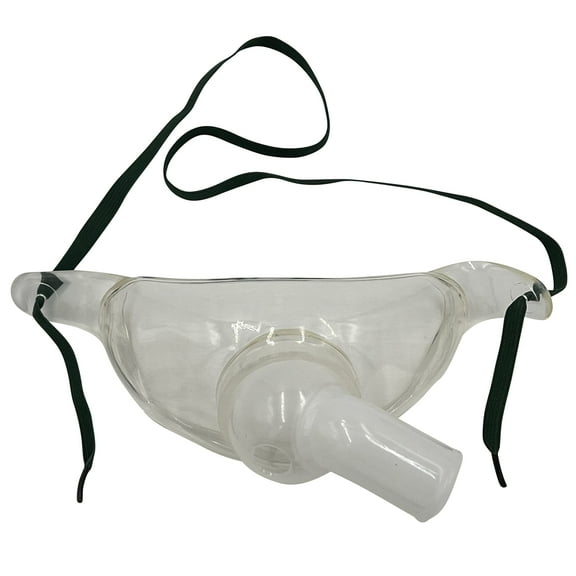 5pk Adult Oxygen Tracheostomy Collar Mask w/Swivel Connector