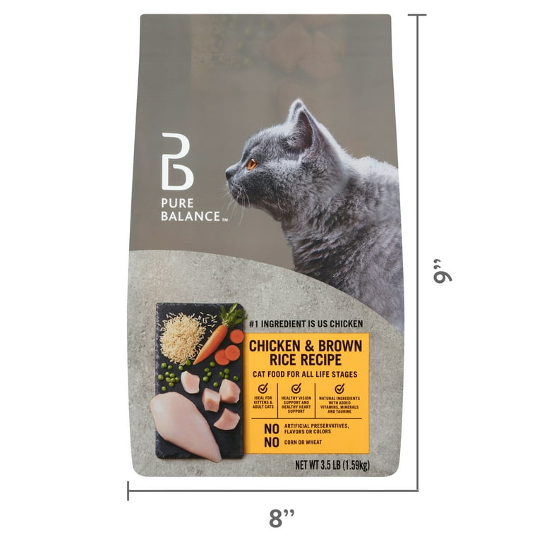 Pure Balance Chicken Flavor Dry Cat Food For Adult,, 44% OFF