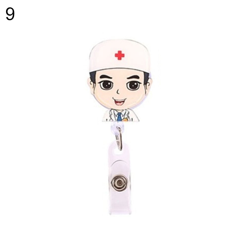 Fun Enfermera En Apuros Merch Lanyard Hodlers Funny Cartoon Nurse ID Badge  Holder for Women Doctor Working ID Card Case
