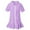Purple, variant on ANINEO Girls Swim Coverups Terry Swimsuit Cover-Up Hooded Zip-Up Beach Robe