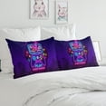 thumbnail image 5 of BlessLiving Cartoon Rocket Comforter Sets, Full Purple Bedding Sets Gaming Comforter Sets for Boys, 5 of 8