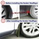 thumbnail image 5 of Exquisite 4pcs for Skoda Octavia 3 Combi Wagon Estate MK3 A7 5E 2017 2018 2019 Car Mud Flaps Mudguard Splash Guards Fender Mudflaps Flap, 5 of 5