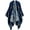 Navy, variant on PIKADINGNIS Women Star Shawl Wraps Poncho Soft Open Front Sweater Cardigan Cape Blanket Scarf