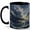 Black, variant on Stormy Ocean Sky 11oz Ceramic Mug, Dark Seascape Painting