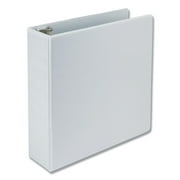 Samsill Earth's Choice Biobased D-Ring View Binder, 3 Rings, 3" Capacity, 11" x 8.5", White