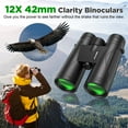 thumbnail image 3 of USCAMEL 12x42 Binoculars for Adults Kids, HD Binoculars Waterproof FMC BAK4 Binoculars Low Light Night Vision for Bird Watching Travel Hunting Outdoor Sports Concerts, 3 of 10