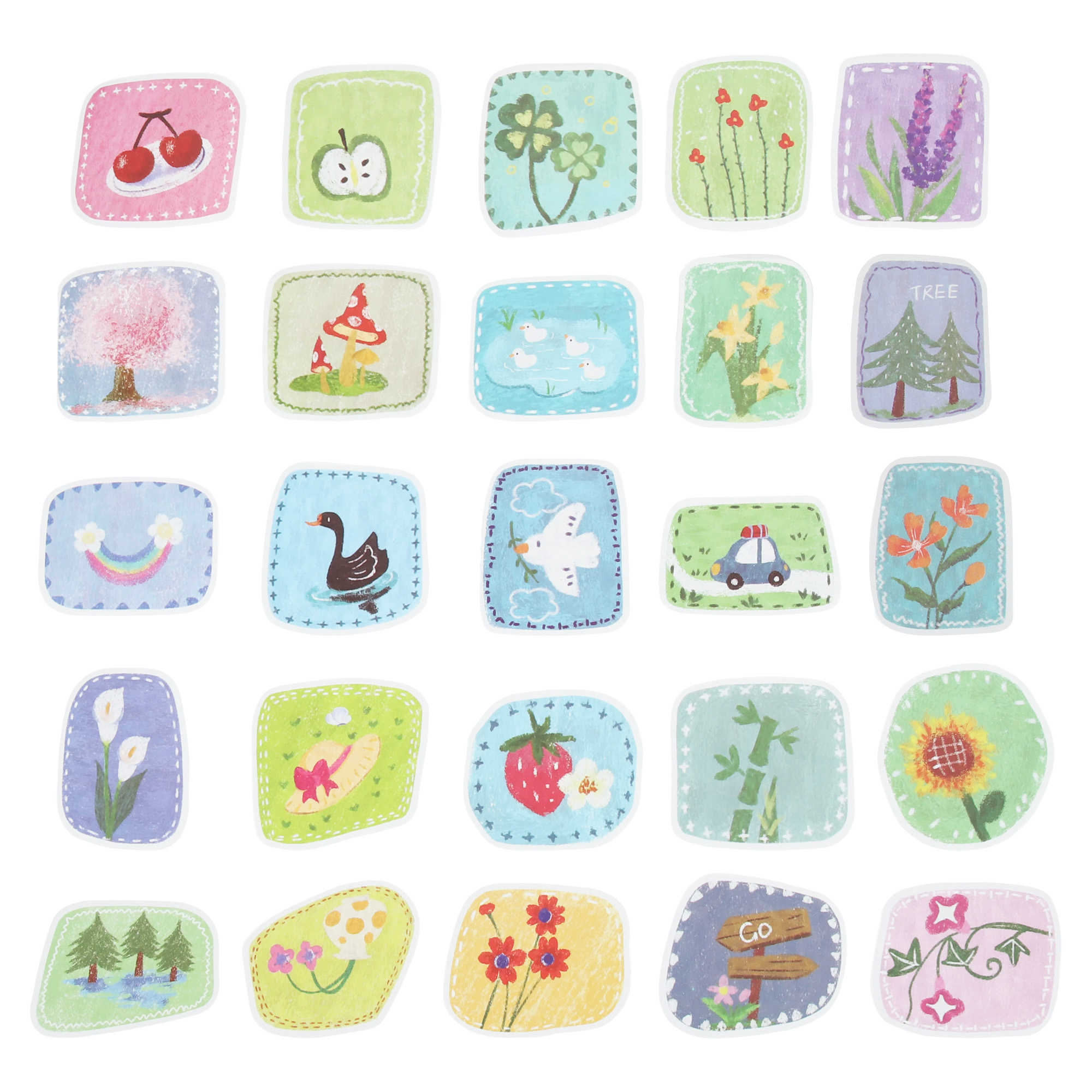 Unique Bargains Waterproof Reading Stickers for Laptop Scrapbook Spring