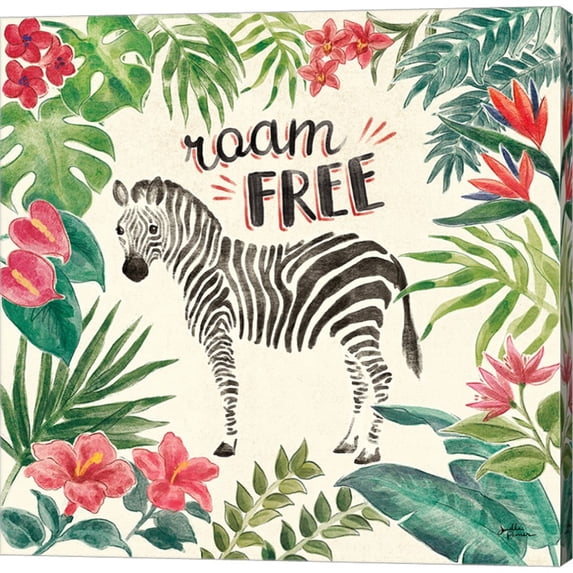 Jungle Vibes IV by Janelle Penner, Canvas Wall Art, 12W x 12H