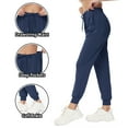 thumbnail image 3 of Women's Joggers Pants Lightweight Athletic Leggings Tapered Lounge Pants for Workout, Yoga,Running, 3 of 6