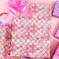 thumbnail image 3 of RICHTOP Pink Mermaid Gift Wrapping Paper, 10 Sheets, 20"x29", 3 of 7