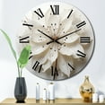 thumbnail image 1 of Designart "blossom Beauty In Simplicity Beauty I" Minimalism Oversized Wall Clock, 1 of 6