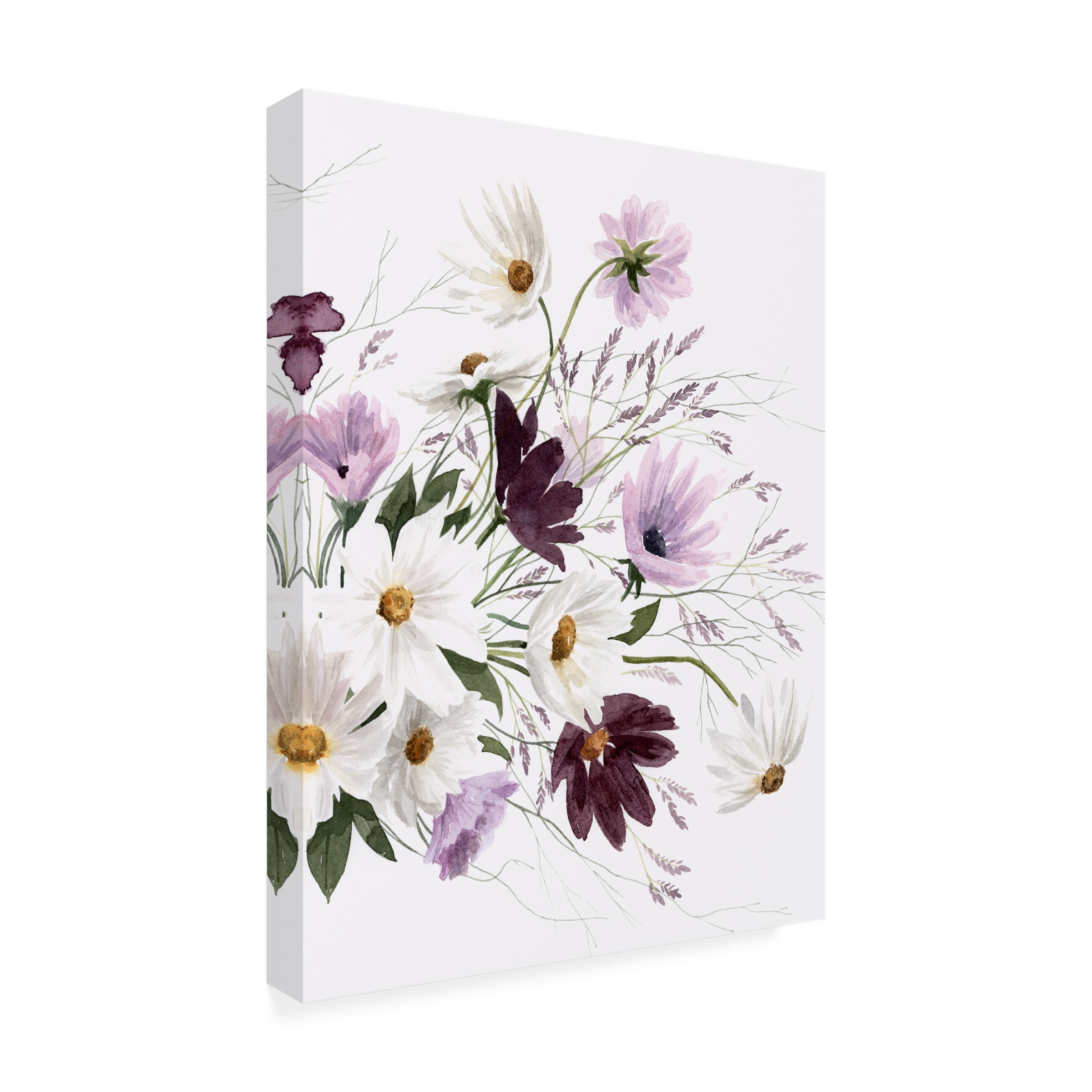 Grace Popp 'Amethyst Bouquet II' Canvas Art