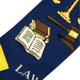 thumbnail image 4 of Cool Socks Lawyer Fun Print Novelty Crew Socks for Men, 4 of 6