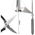 thumbnail image 6 of Kitchen Scissors, All Purpose, Heavy Duty Poultry Shears for Chicken Food Meat, Spring-loaded Steel Handle, 6 of 8