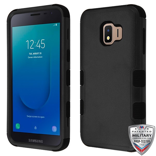 Samsung Galaxy J2 PURE Phone Case Tuff Hybrid Shockproof Impact Rubber Dual Layer Armor Rugged