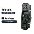 thumbnail image 2 of 1pcs Power Window Switch Front Left Car Electric Power Master Window Switch 7B0959857E for Volkswagen Routan 2009-2012, 2 of 10