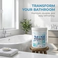 thumbnail image 5 of Premium Tile & Tub Refinishing Paint Kit, Quick-Dry Tub Paint Low Odor for Bathroom, Tub and Tile Refinishing Kit with Tools, Easy to Use (Black,300g), 5 of 7