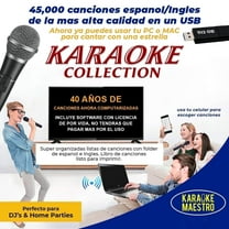 Karaoke Spanish English Computer 45,000 Songs Professional System Best Software