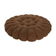 thumbnail image 3 of Cojín de forma de , almohadilla de silla, suave y decorativo lindo cojín de piso, almohada de lanzamiento para balcón, sala de estar, asiento, marrón oscuro, 3 of 8