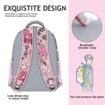 thumbnail image 5 of Summer Tropical Floral Backpack - Stylish Lightweight Daypack for Commuters, 5 of 5