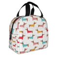thumbnail image 2 of Disketp Dachshund Dog Puppy Bolsa Térmica para Almuerzo para Hombre y Mujer, Ideal para Trabajo, Senderismo y Picnic, 2 of 8