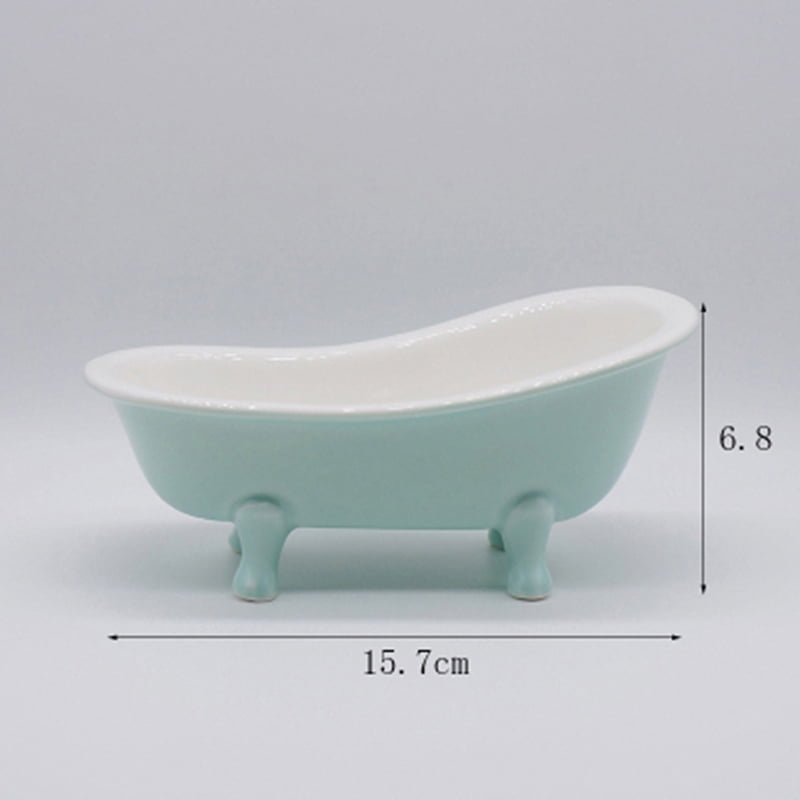 Exquisite 1/12 Blue Porzellan Badezimmer Set für Dollhouse Miniature Decor 