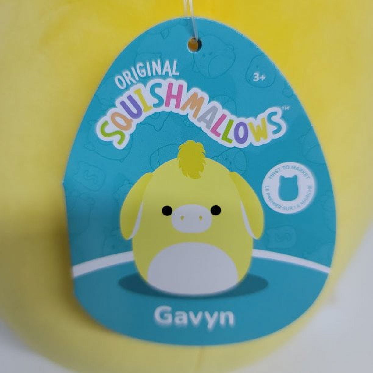 Squishmallows Official Kellytoys Plush 12 Inch Gavyn the Yellow Donkey Easter Edition Ultimate Soft Plush Stuffed Toy