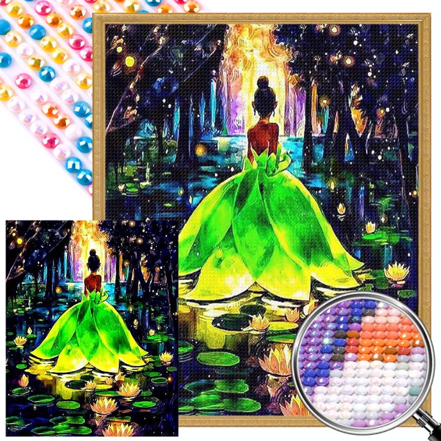 5D DIY Taladro Parcial AB Diamond Painting Power - Hada 45x55cm