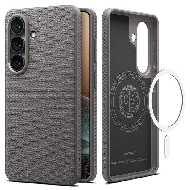 Funda Spigen Liquid Air MagFit para Galaxy S26 Plus gris