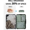thumbnail image 5 of WANDF 7 Set Compression Packing Cubes Tear-Resistant Travel Packing Organizers with Number Icon,Compressible Suitcase Packing Organizer for Travel Accessories, Overnight,Camping(Green), 5 of 8