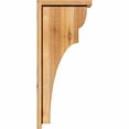 thumbnail image 3 of 6"W x 12"D x 28"H Yorktown Rough Sawn Corbel w/Backplate, Western Red Cedar, 3 of 9