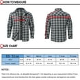 thumbnail image 4 of Mr.Stream Men's Flannel Shirts Long Sleeve Plaid Checkered Brushed Casual Western Cowboy Pearl Snap Shirt 3266 Grey M, 4 of 8