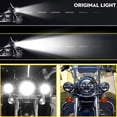 thumbnail image 4 of For Harley Davidson Touring Road King 7" LED Headlight & Fog Passing Lights 3PCS, 4 of 13
