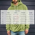 thumbnail image 4 of Oksale Fuzzy Pet Pouch Hoodies for Men Soft Cozy Sherpa Fleece Hoodie Sweatshirts with Kangarooo Pockets Long Sleeve Winter Clothes Khaki XL, 4 of 7